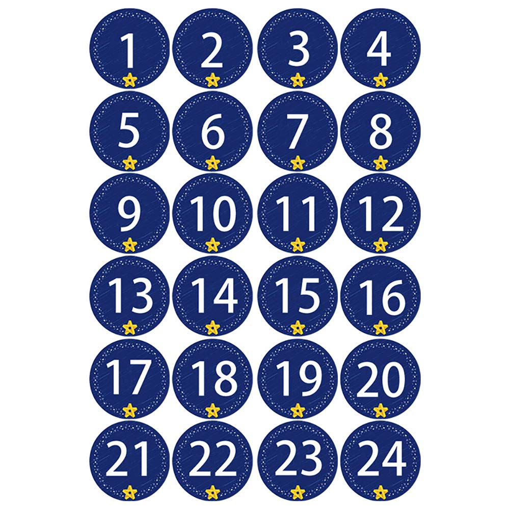 NABLUE Christmas Advent Calendar 2020,24 Days Countdown Calendar Christmas Advent Gift Bags with 24 Number Stickers DIY Xmas Cou